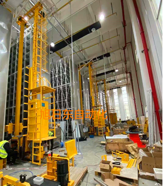 立體倉庫架設(shè)中